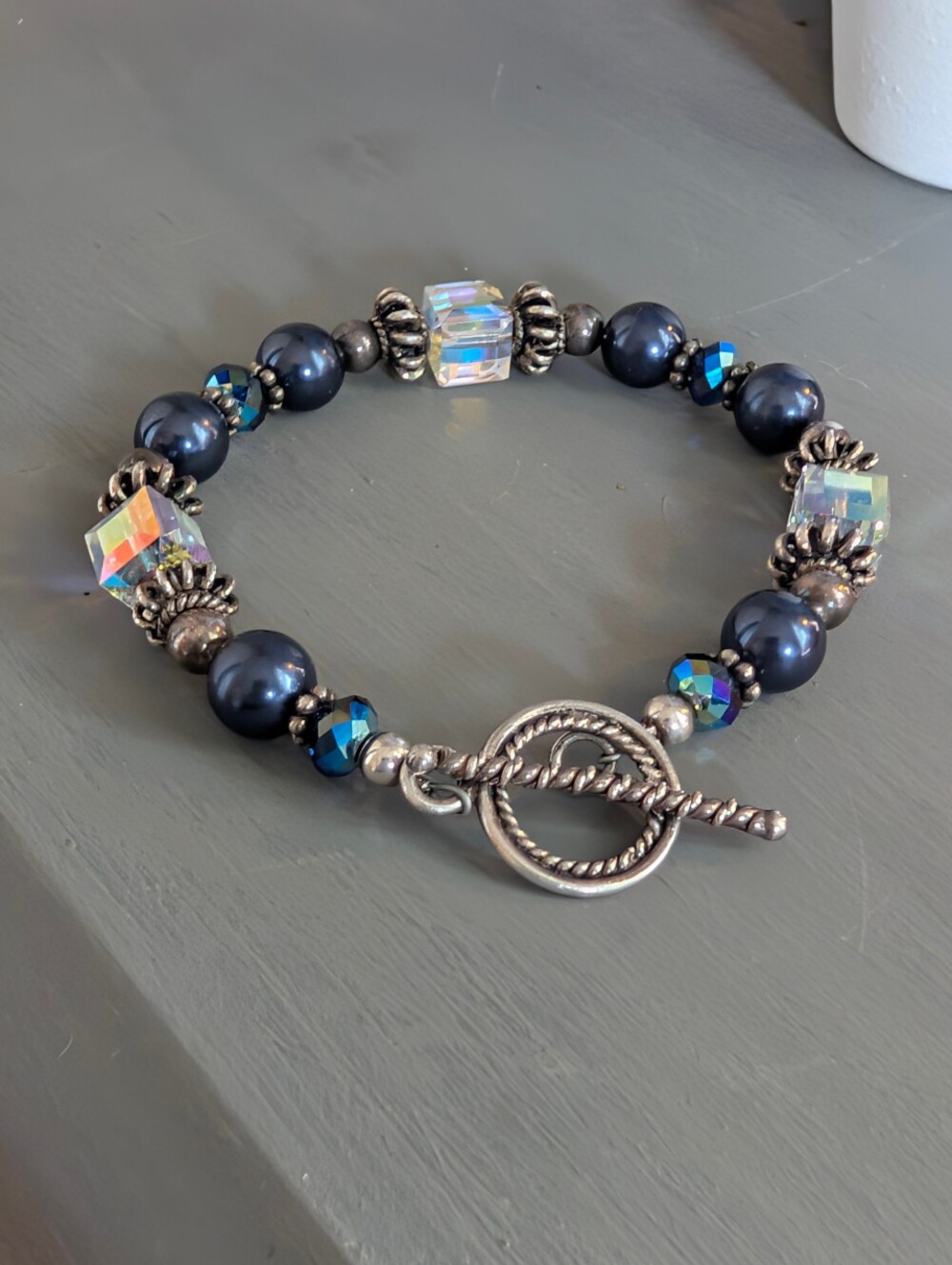 Beaded Bracelet Toggle Clasp
